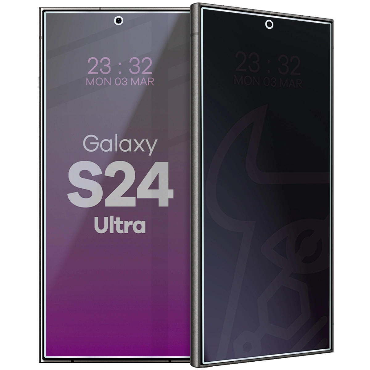 Szkło hybrydowe prywatyzujące Bizon Hybrid Shadow do Galaxy S24 Ultra